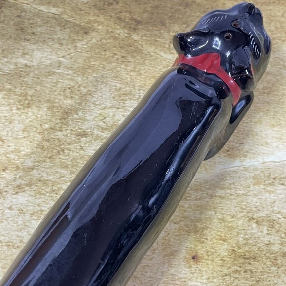 Quality Product Japan Rare Vintage Two In One Long Salt Pepper Shaker Black Cat - Picture 12 of 12